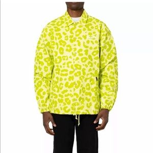 Huf worldwide neo leopard coach jacket